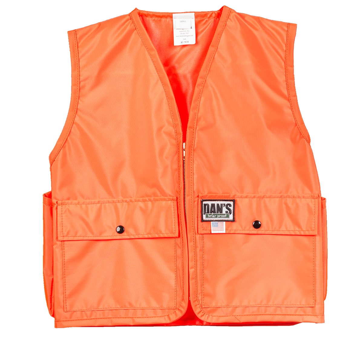 Kid's Briarproof Blaze Orange Vest