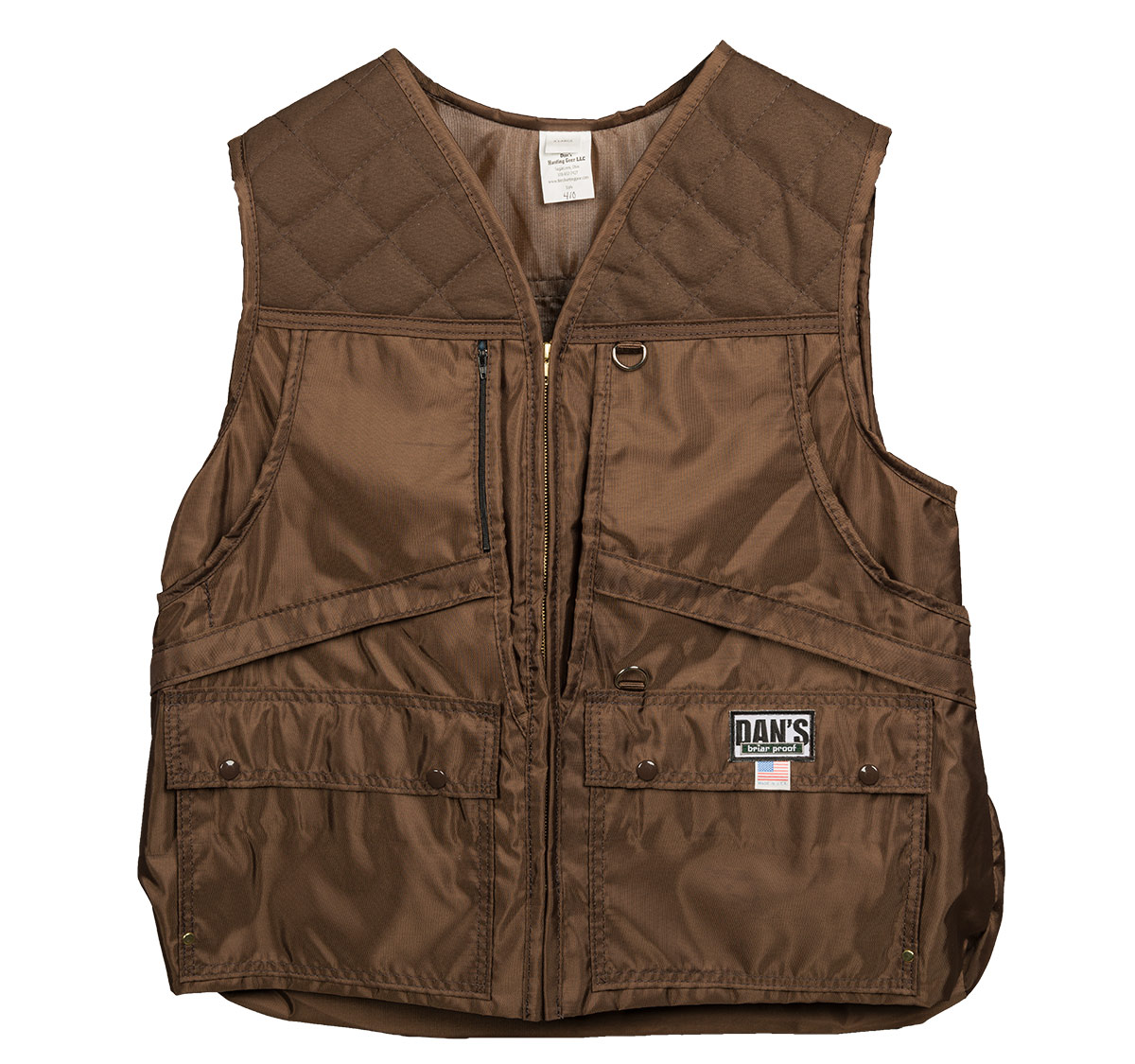 Briarproof game vest brown